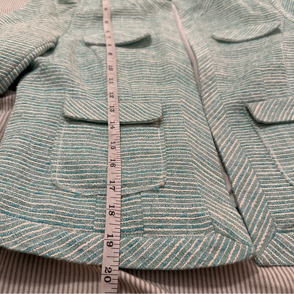 Vintage 90s y2k pastel tweed blazer - Picture 8 of 9